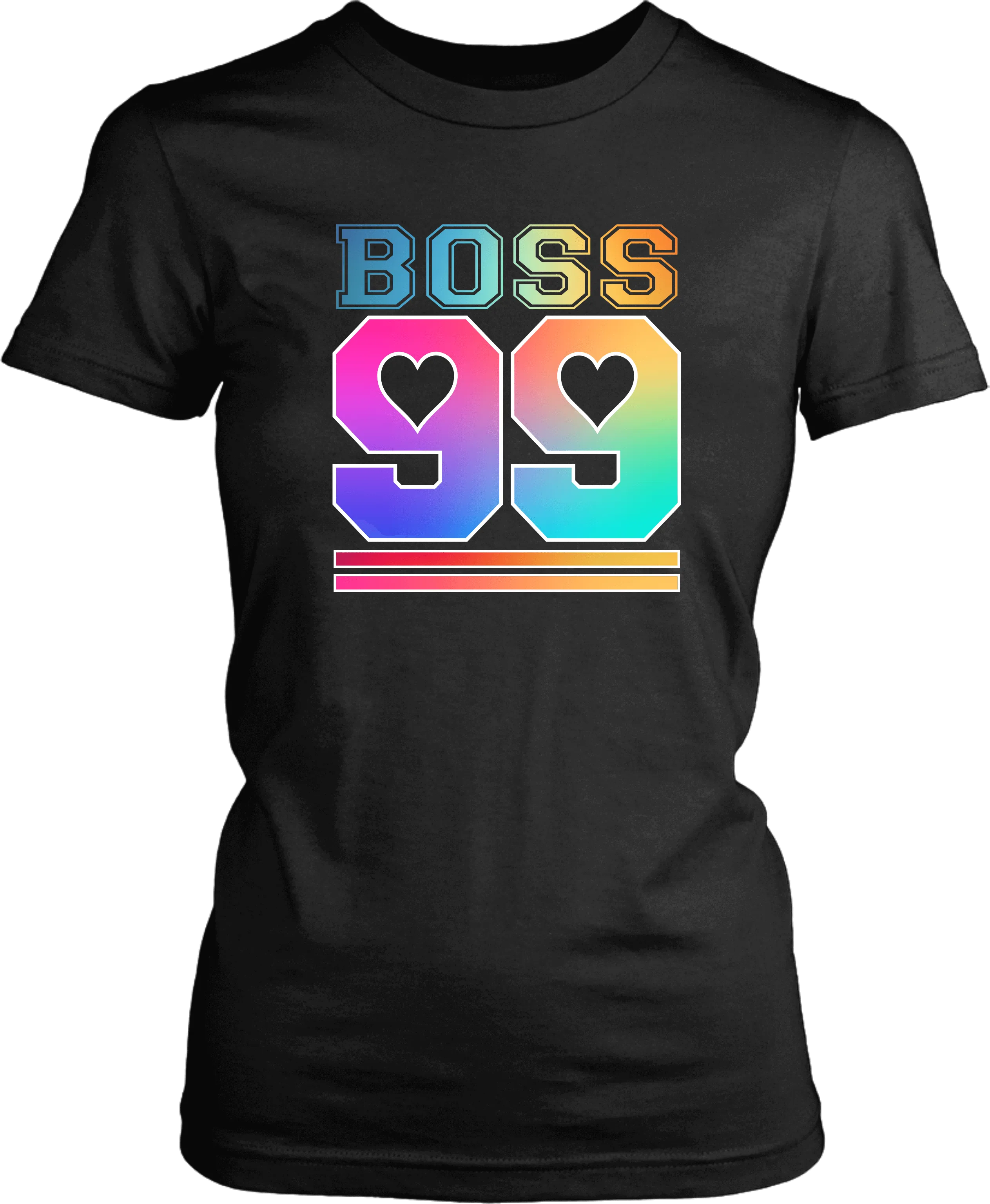 Boss 99 Color scape T-shirt Design