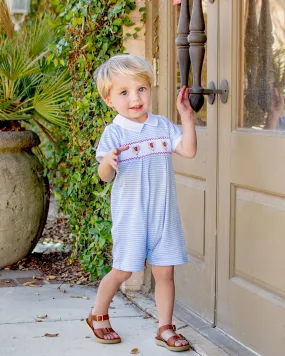 Boys "Birthday" Pima Cotton Romper