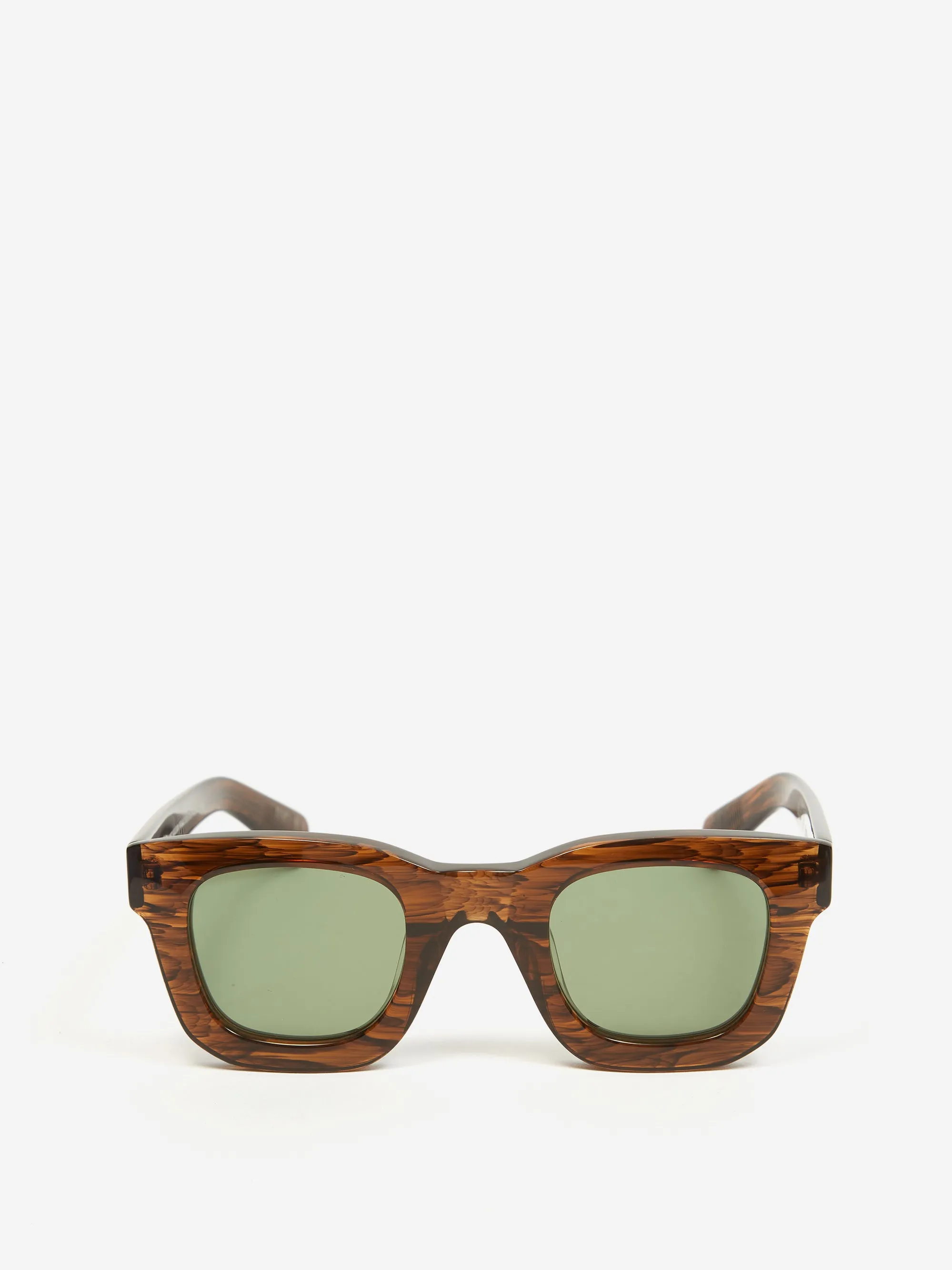 Brain Dead Elia Eye Protection - Tortoise Smoke/Green Lens