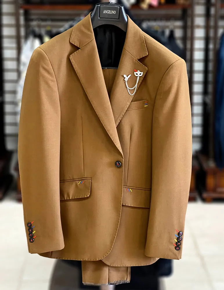 Brown Suit for Men - Prom Suits - Matteo Brown