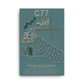 C77 Poplar Grove Airport Layout Art