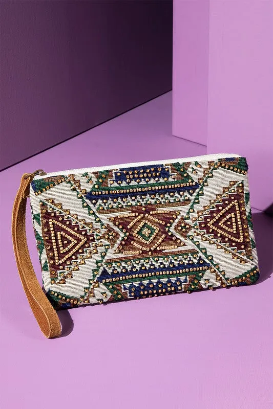 Cairo Ethnic Pattern Clutch