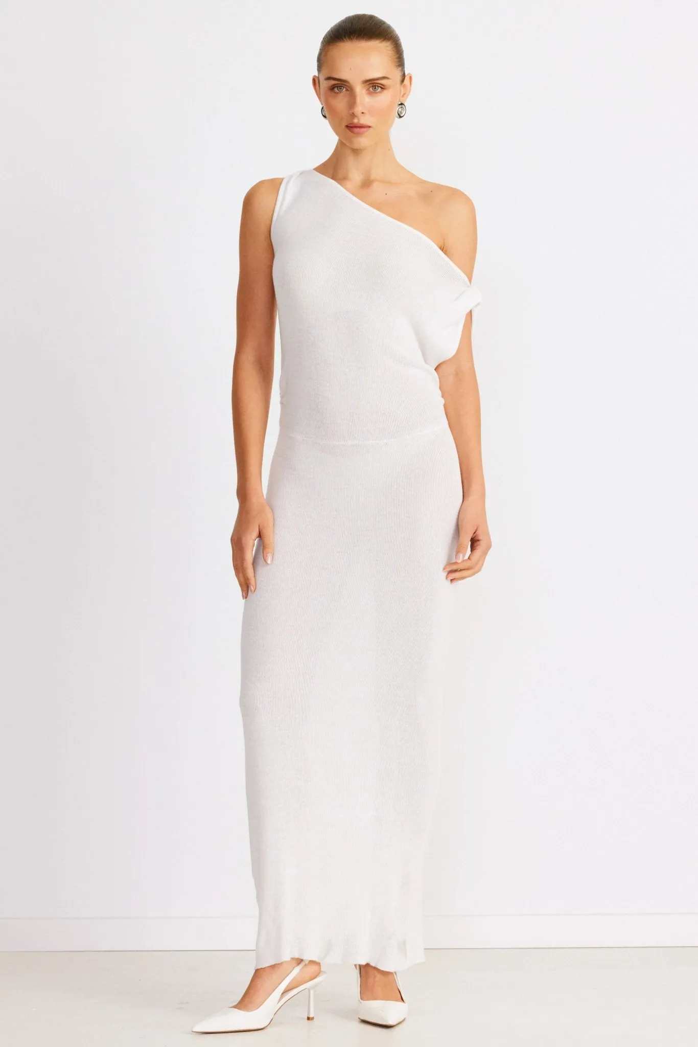 Calina Maxi Dress - White