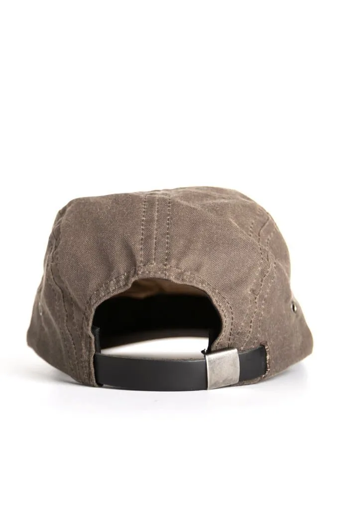 Camper Waxed 5 Panel Cap / Umber