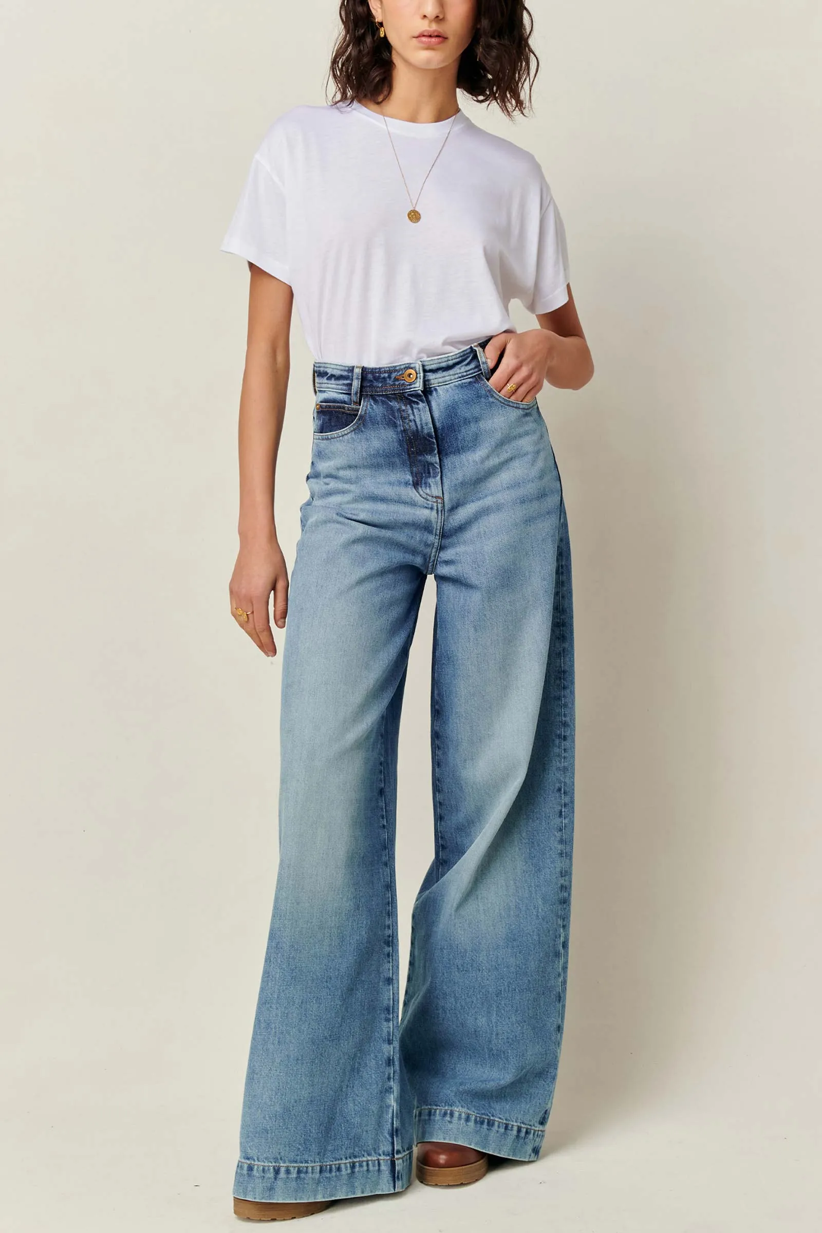 Captain Cotton Flare Jeans