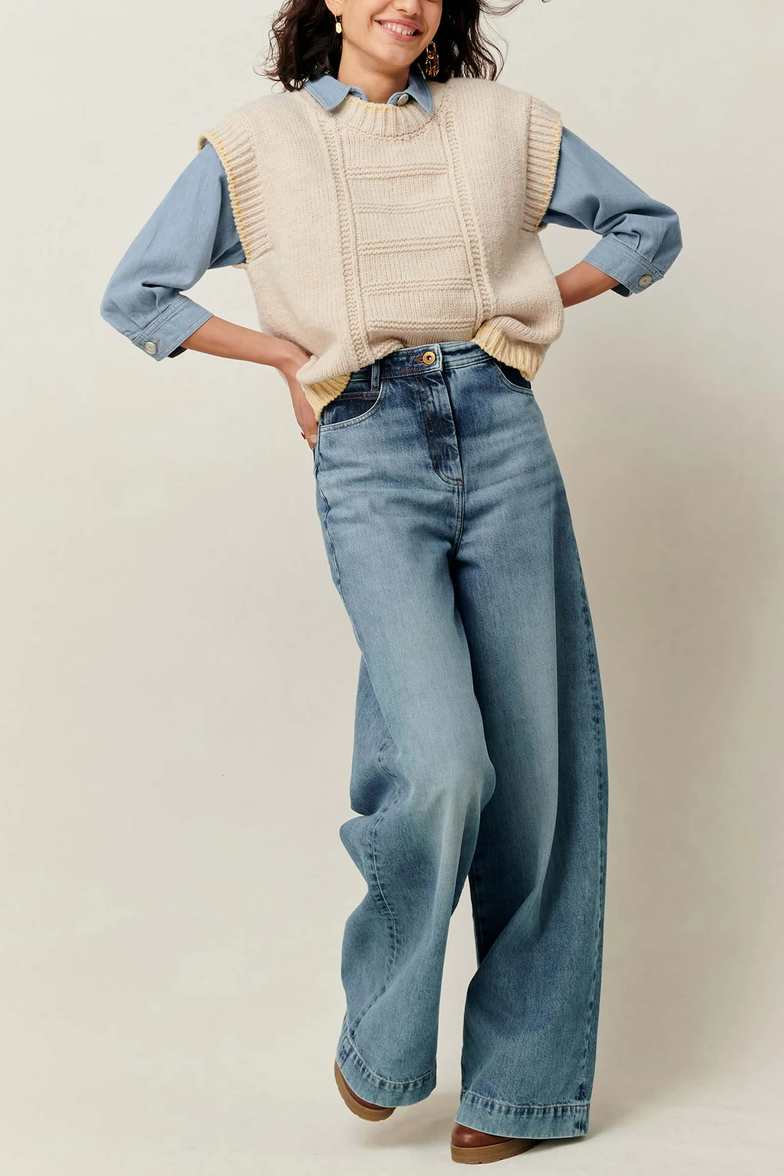 Captain Cotton Flare Jeans