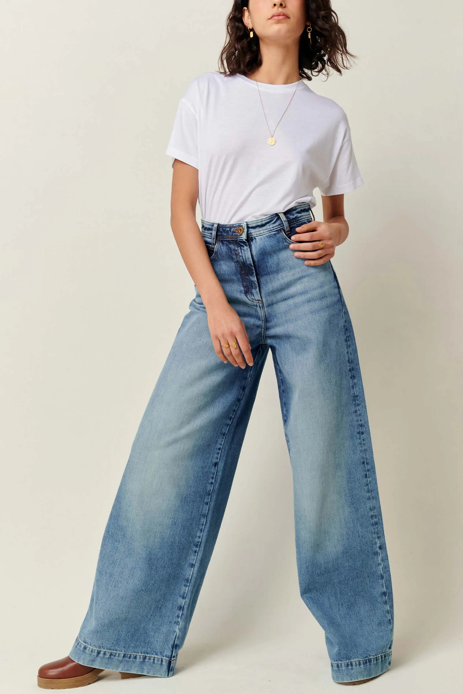 Captain Cotton Flare Jeans