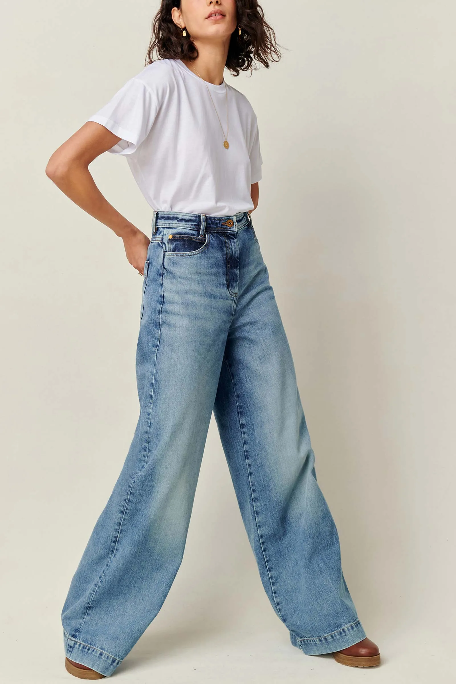 Captain Cotton Flare Jeans