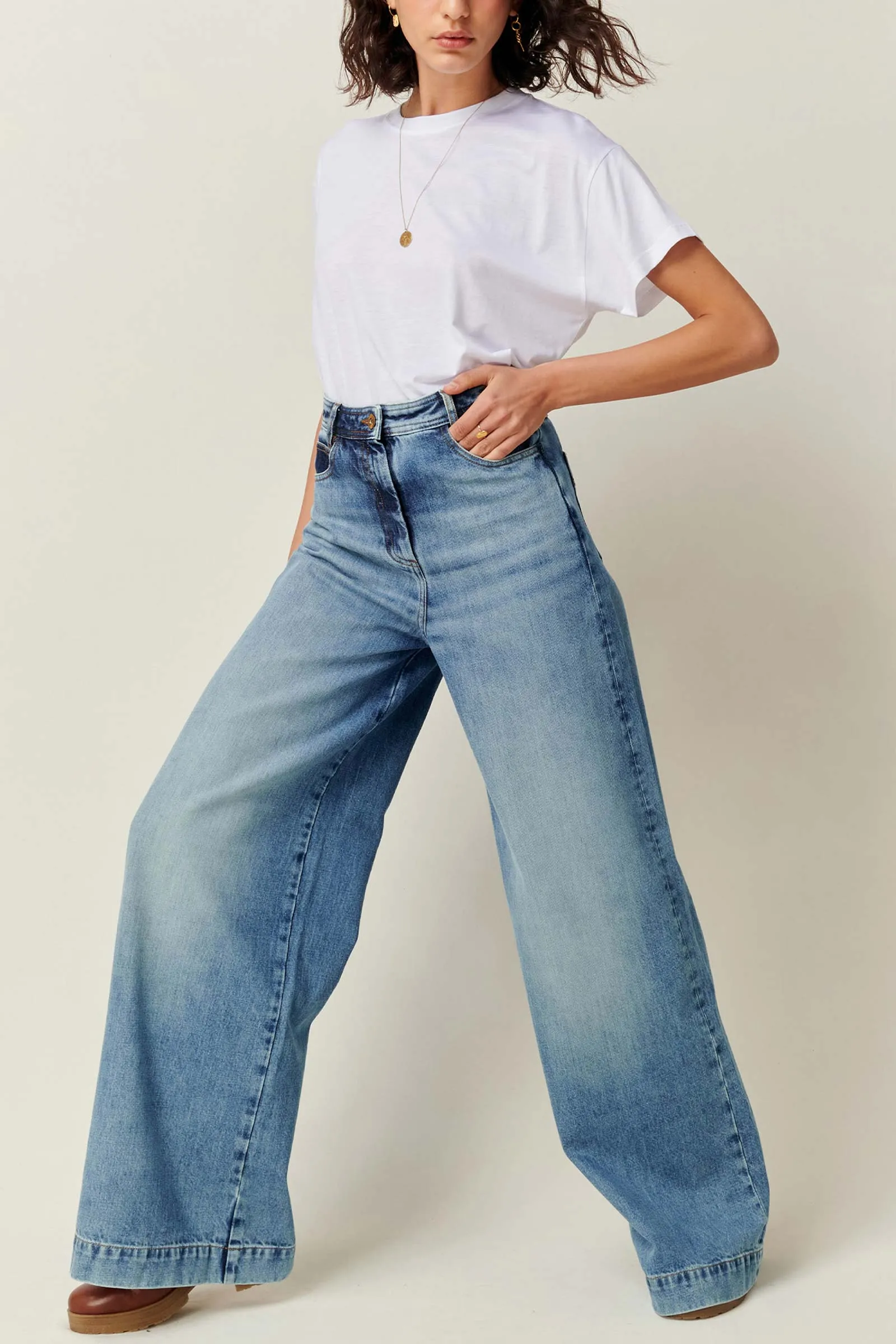 Captain Cotton Flare Jeans