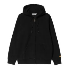 Carhartt WIP Hooded Chase Jacket - Black/Gold