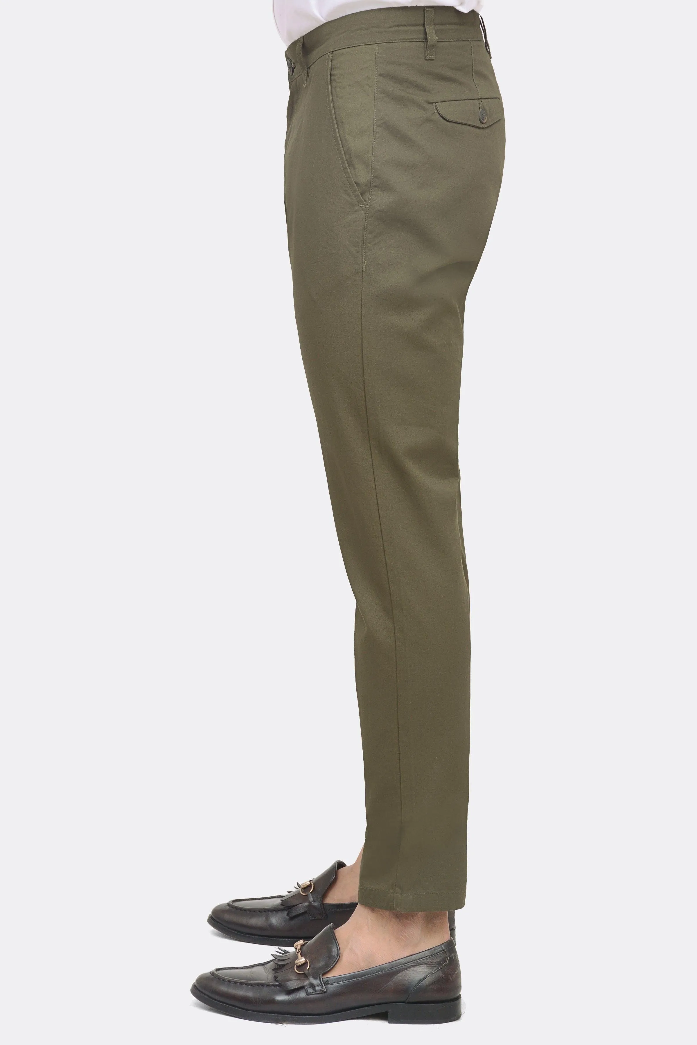 CASUAL PANT DARK OLIVE