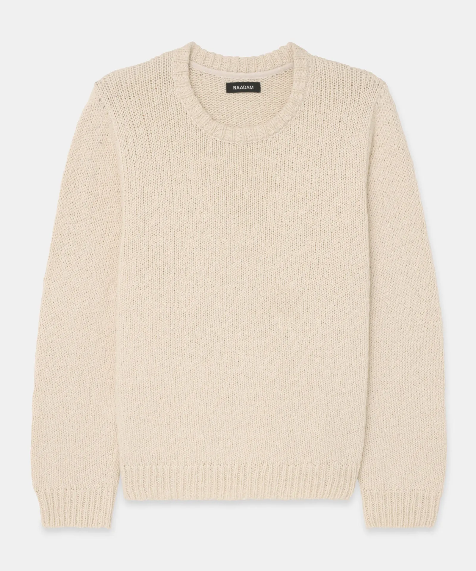 Chunky Cotton Crewneck Sweater