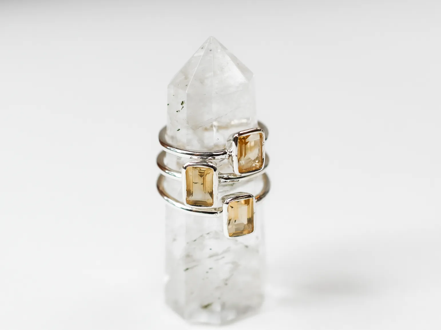 Citrine Wild at Birth Ring - November