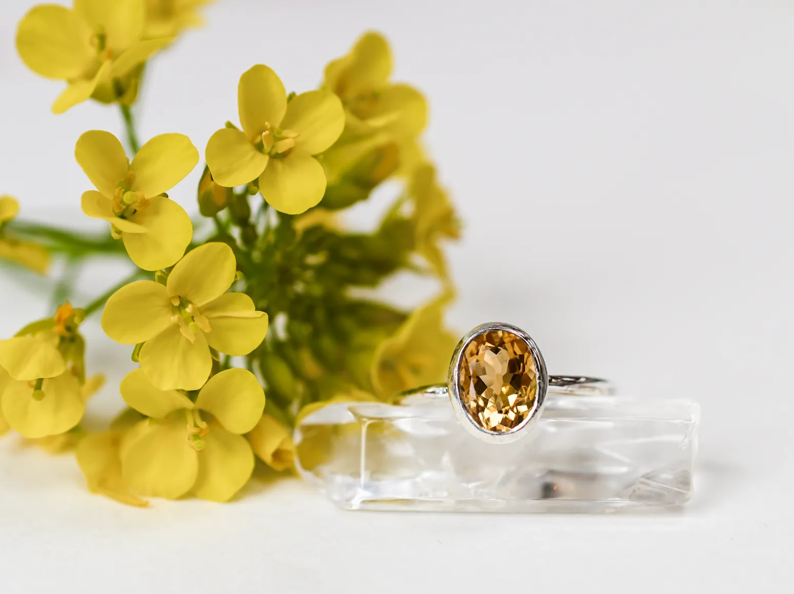 Citrine Wild at Birth Ring - November