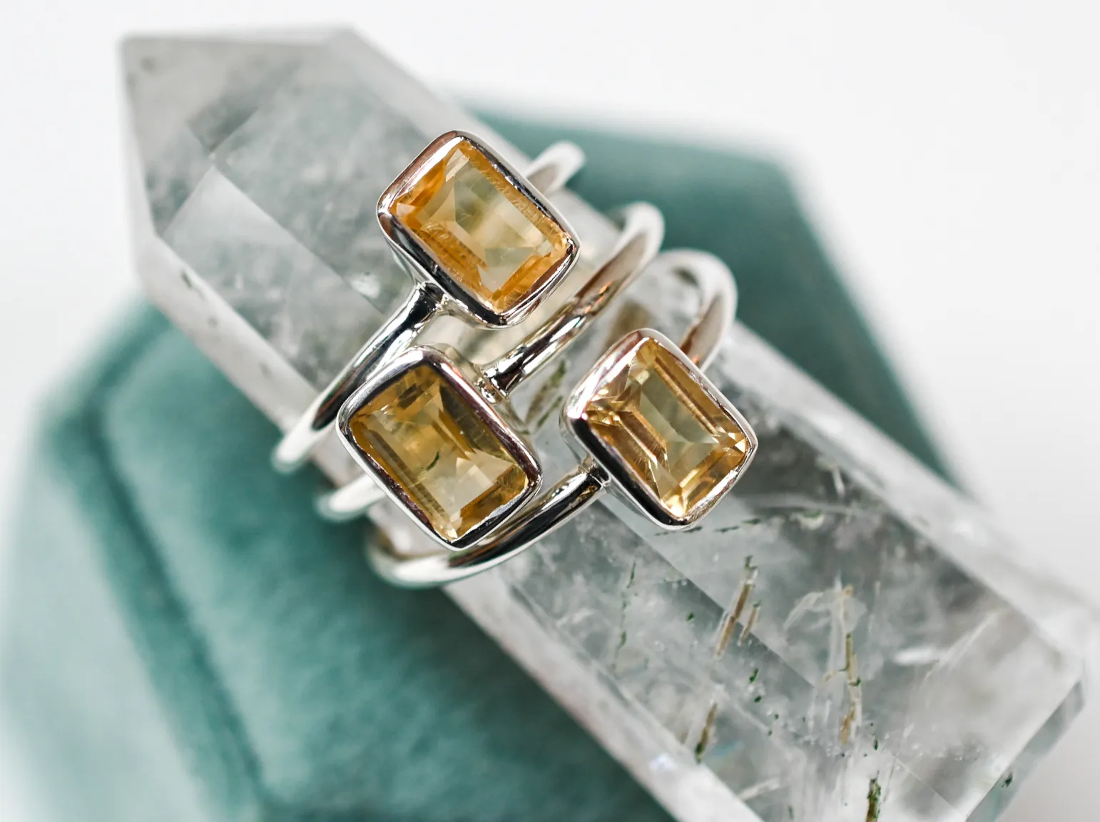 Citrine Wild at Birth Ring - November