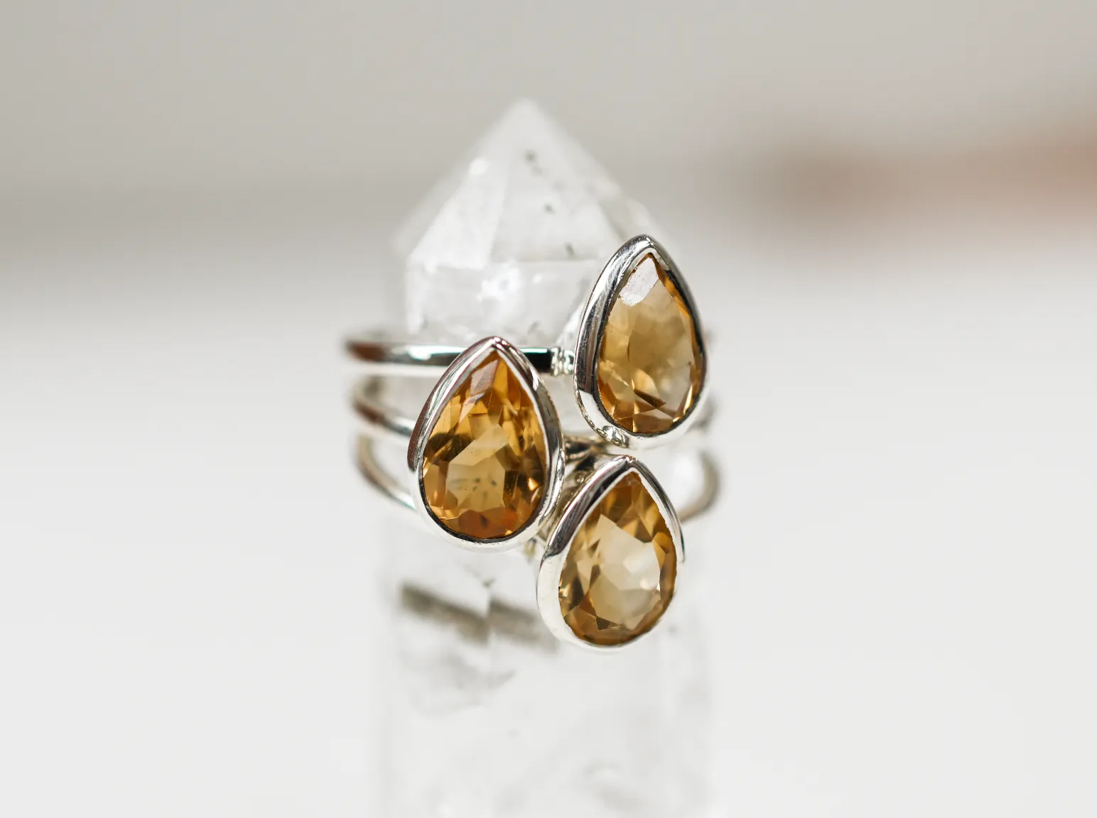 Citrine Wild at Birth Ring - November