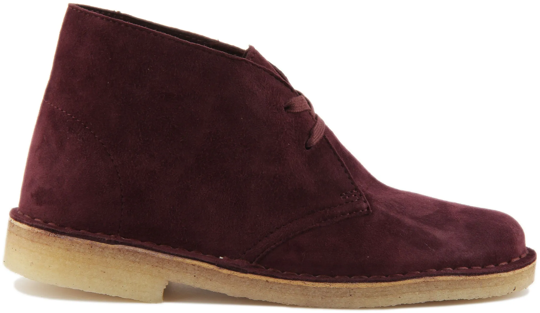 Clarks Originals Desert Boots In Purple For Women