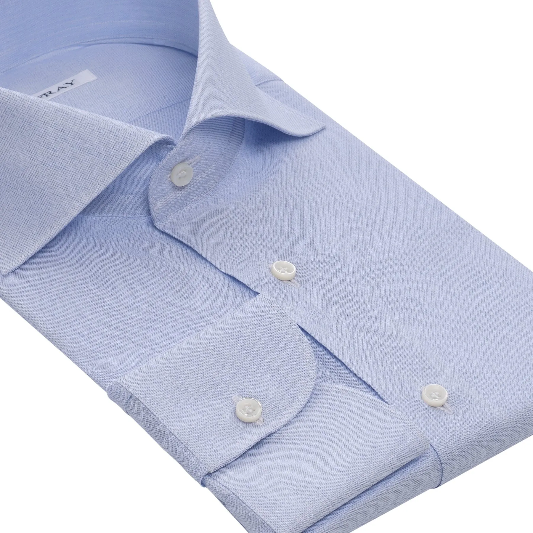 Classic Cotton Shirt in Light Blue