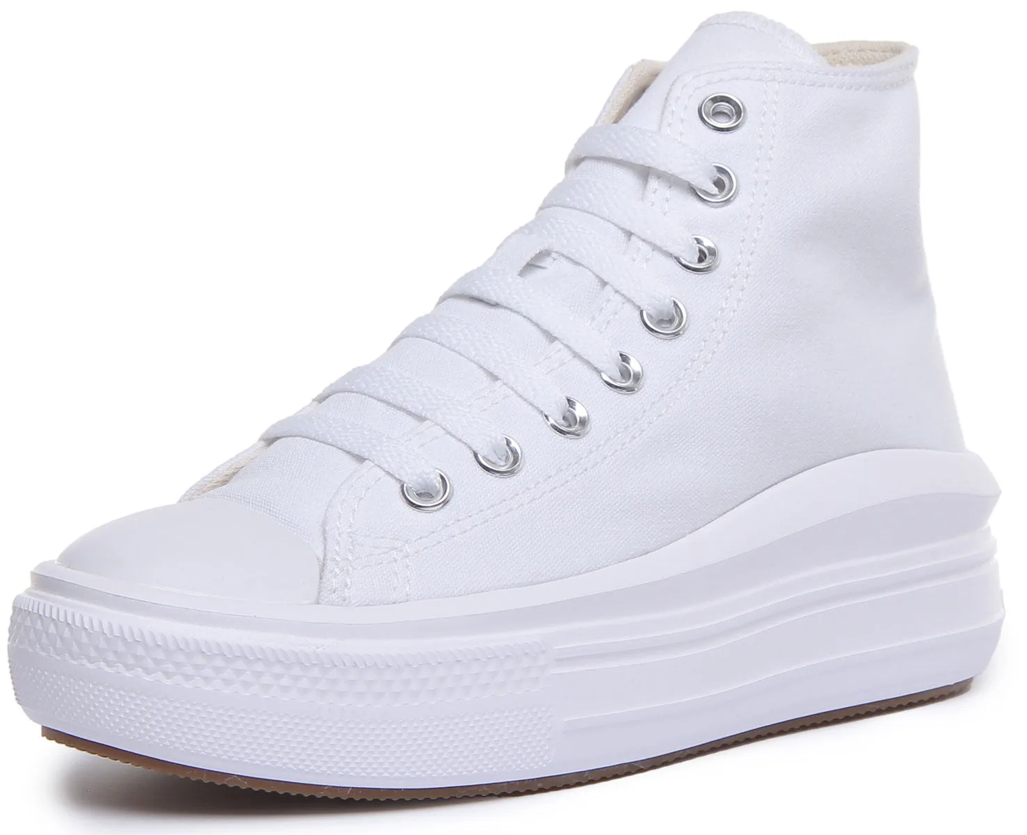 Converse 568498C CT All Star Hi Trainer In White Black For Women