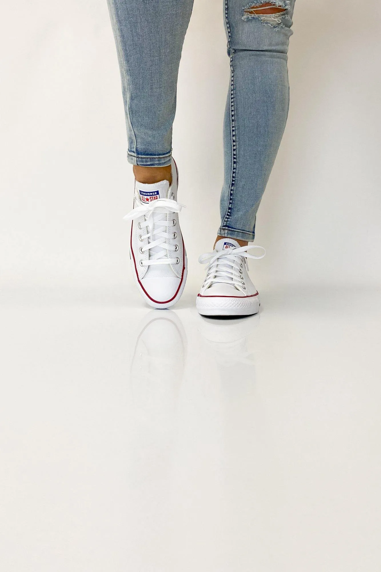 Converse Chuck Taylor All Star Leather Low White