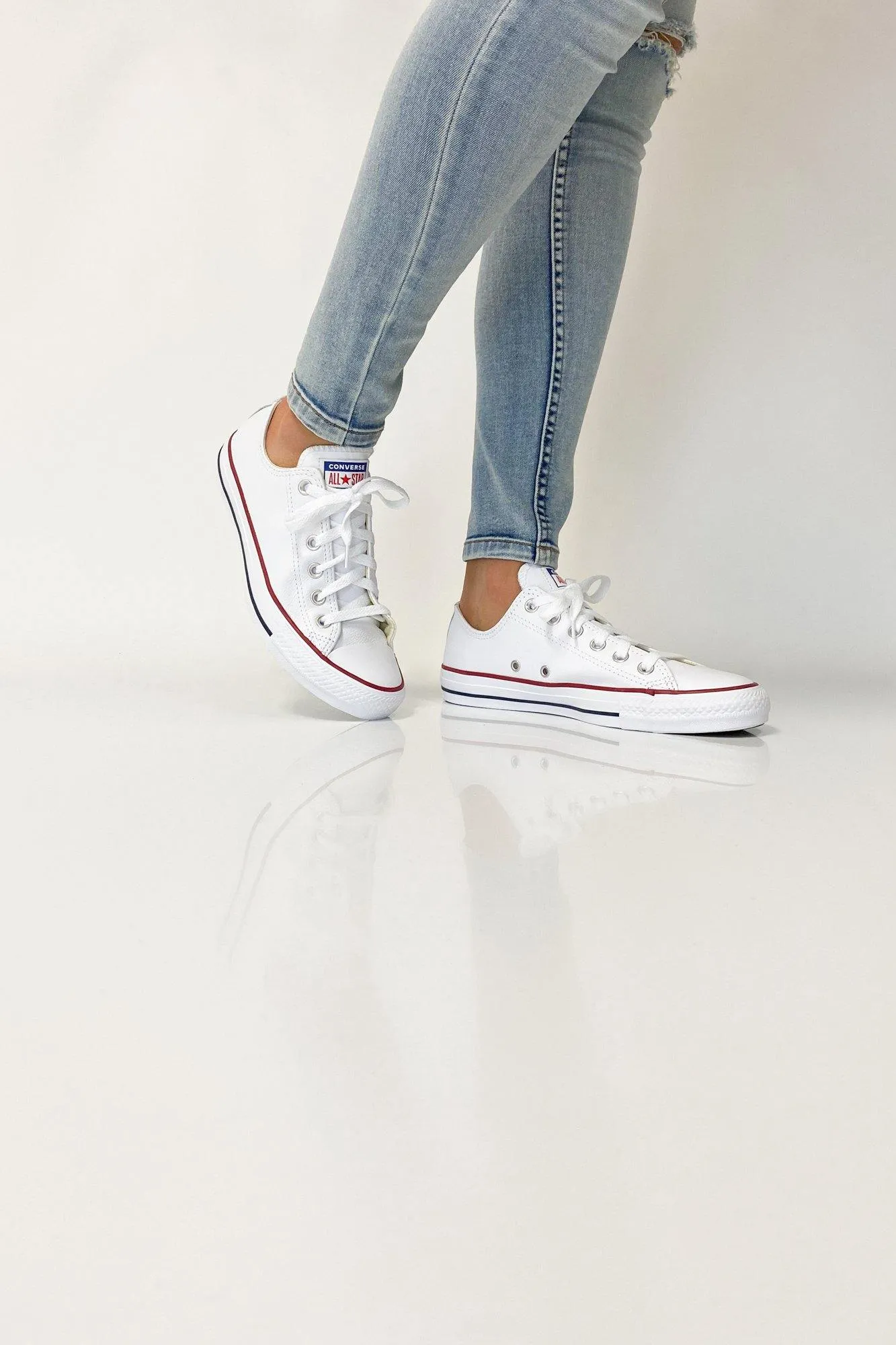 Converse Chuck Taylor All Star Leather Low White