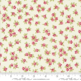 Cotton Fabric CHELSEA GARDEN Porcelain Rose 33749 14 by Moda Fabrics