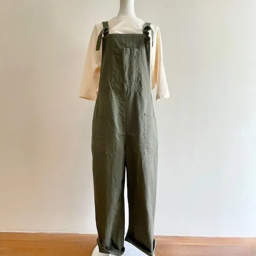 Cotton Herringbone Overalls