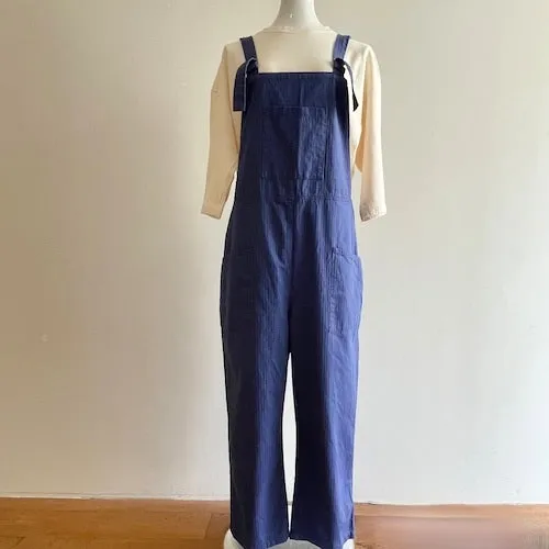 Cotton Herringbone Overalls