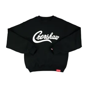 Crenshaw Crewneck - Black/White