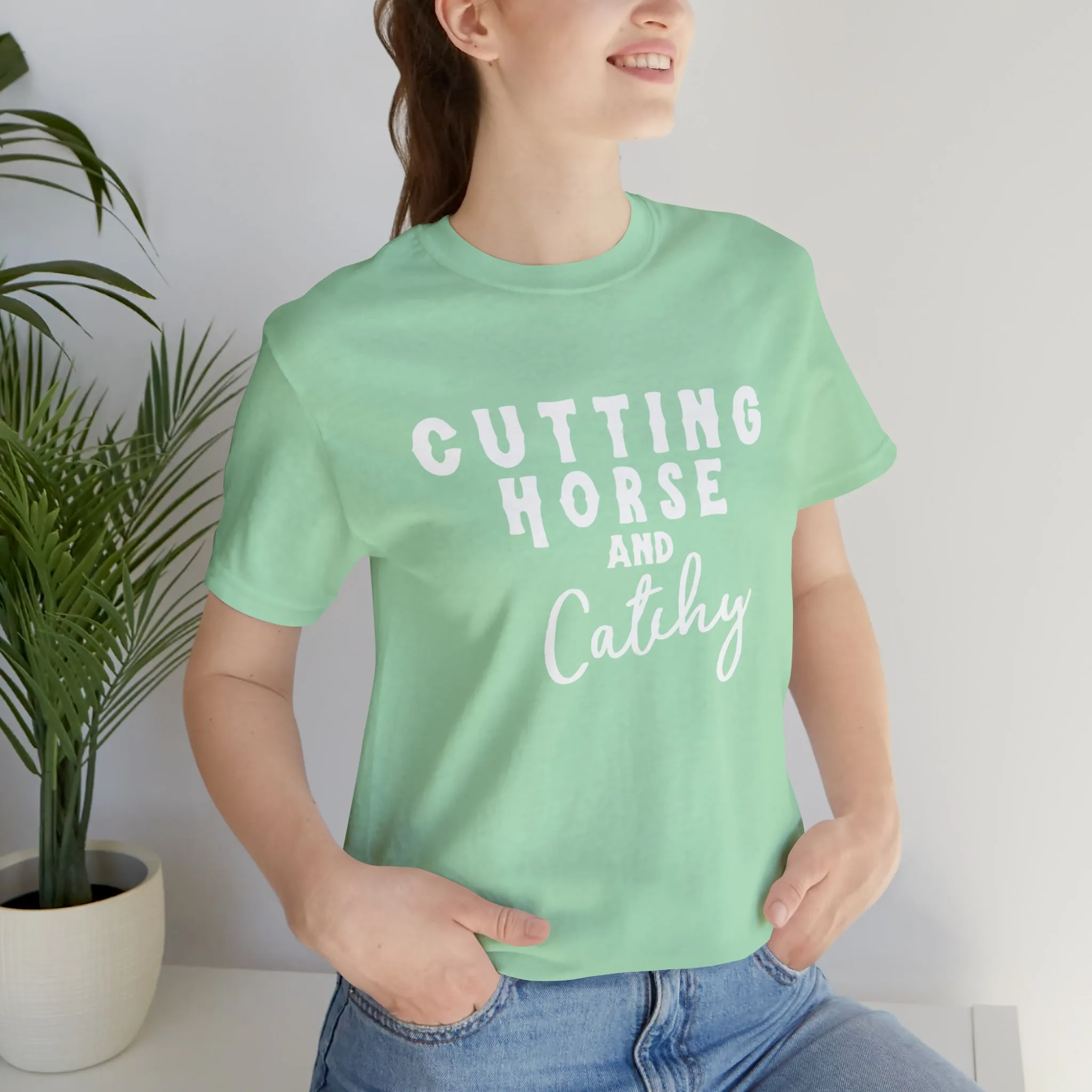 Cutting Horse & Catchy Short Sleeve Tee