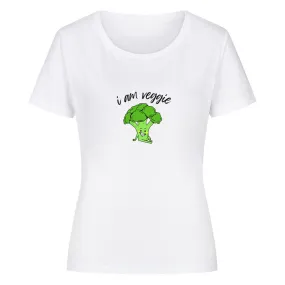 Damen T-Shirt | I am Veggie