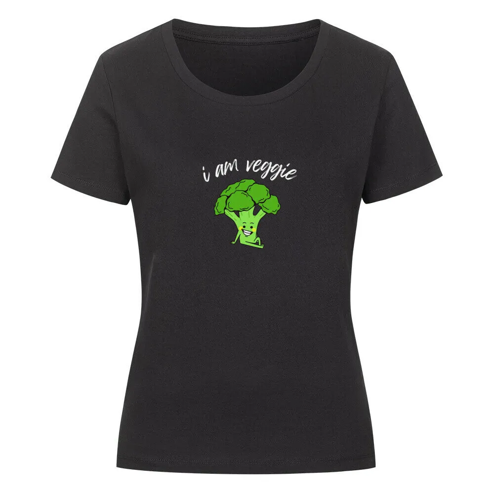 Damen T-Shirt | I am Veggie