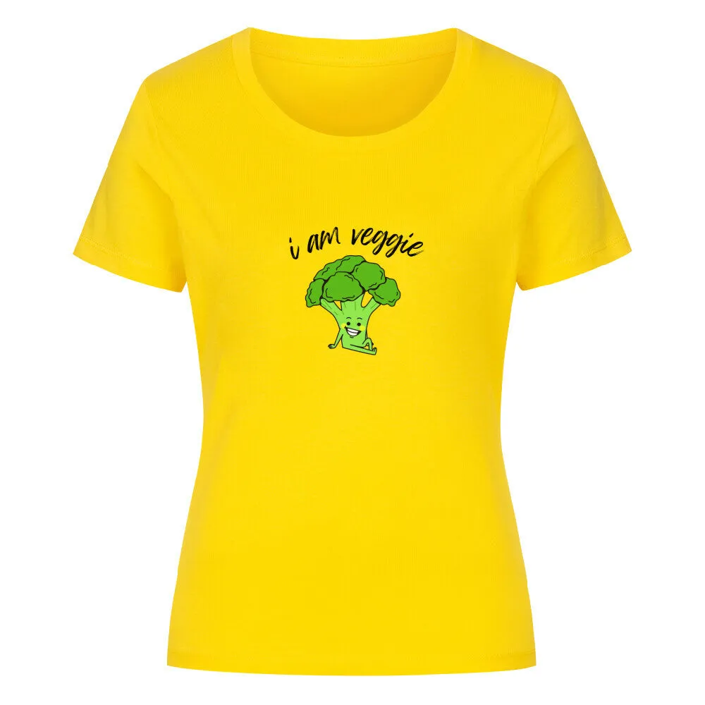 Damen T-Shirt | I am Veggie