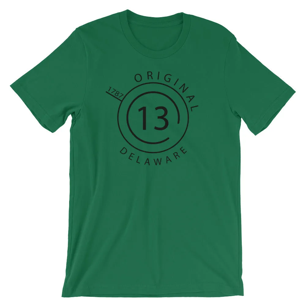 Delaware - Short-Sleeve Unisex T-Shirt - Original 13