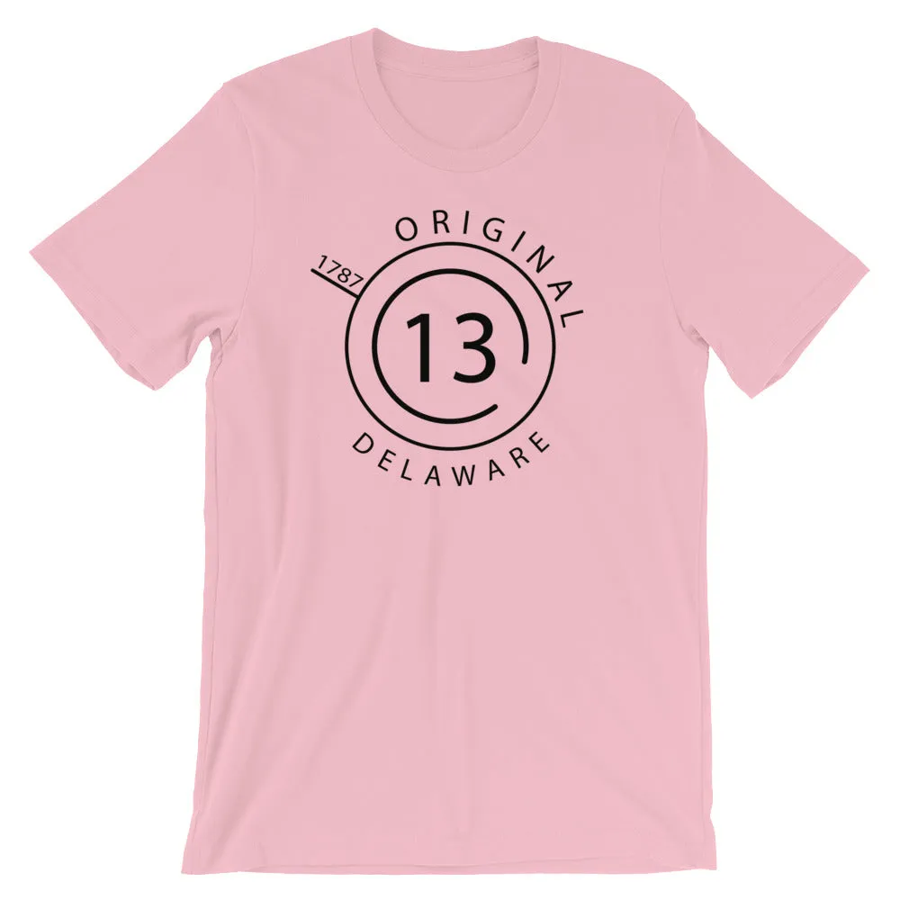 Delaware - Short-Sleeve Unisex T-Shirt - Original 13