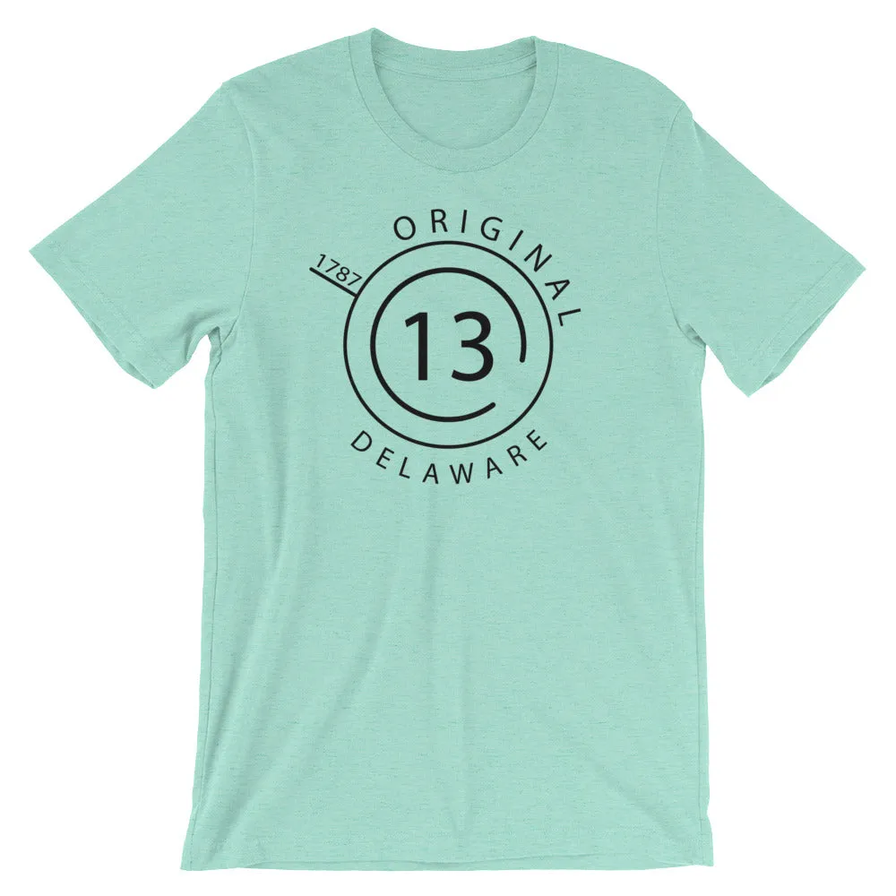 Delaware - Short-Sleeve Unisex T-Shirt - Original 13