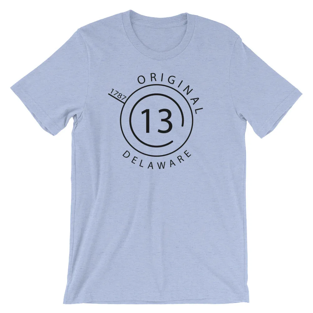 Delaware - Short-Sleeve Unisex T-Shirt - Original 13