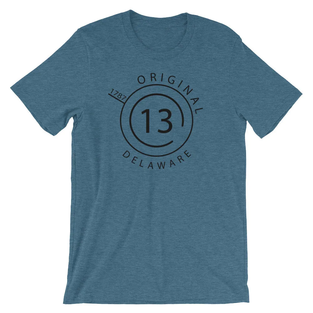 Delaware - Short-Sleeve Unisex T-Shirt - Original 13