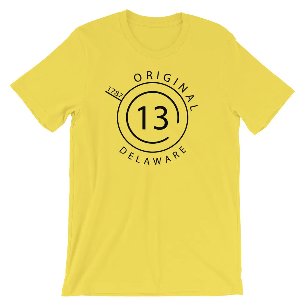 Delaware - Short-Sleeve Unisex T-Shirt - Original 13