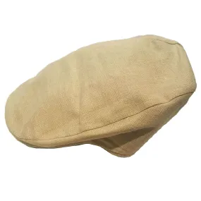 Donegal Linen Touring Cap — Natural Color