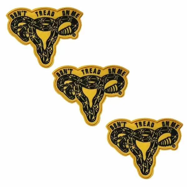 Don't Tread On Me Rattlesnake Uterus Patch