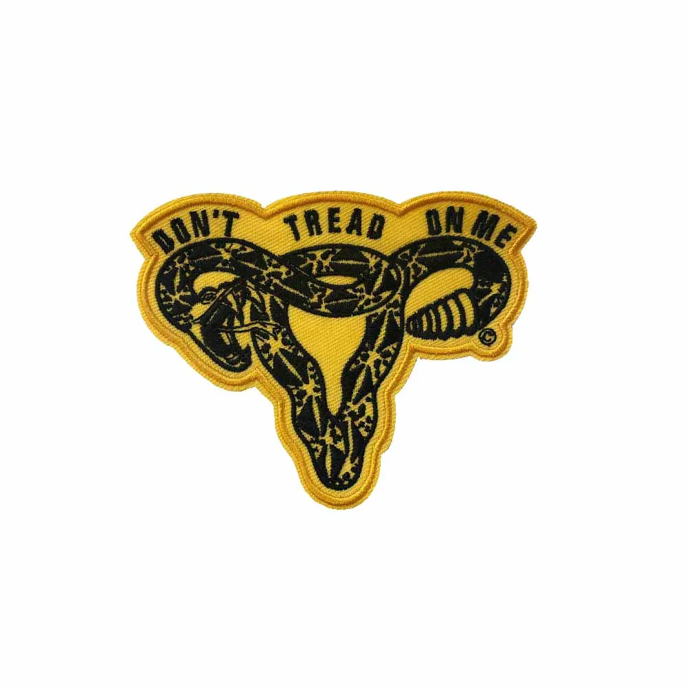 Don't Tread On Me Rattlesnake Uterus Patch