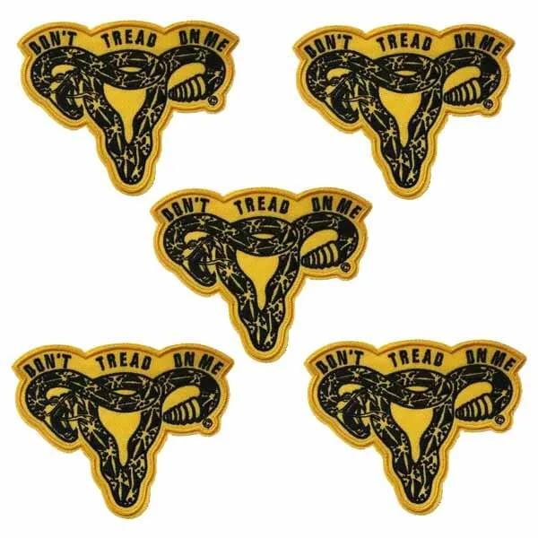 Don't Tread On Me Rattlesnake Uterus Patch