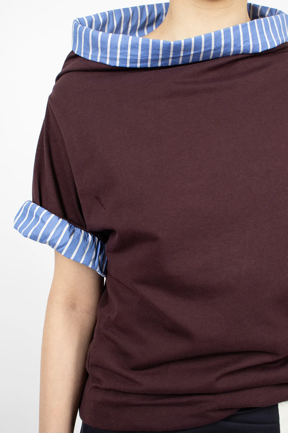 Double Layered T-Shirt Wine