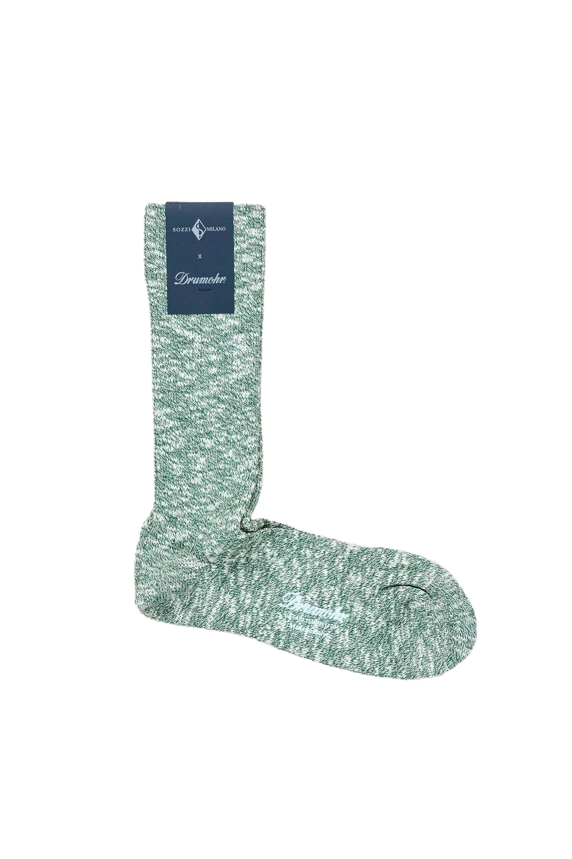 Drumohr Green Cotton Socks