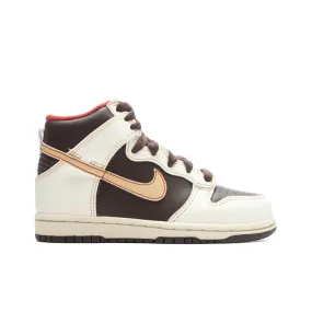 Dunk High (PS) - Baroque Brown/Sesame/Coconut Milk