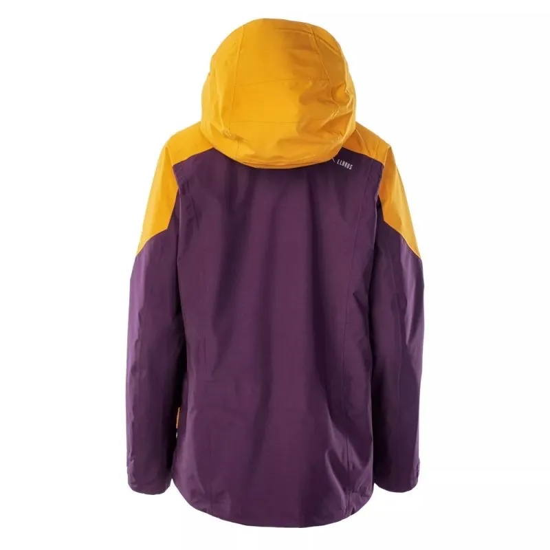 Elbrus Sorena Womens Ski Jacket - Yellow/Purple