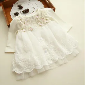 Floral lace lovely princess baby tutu dresses