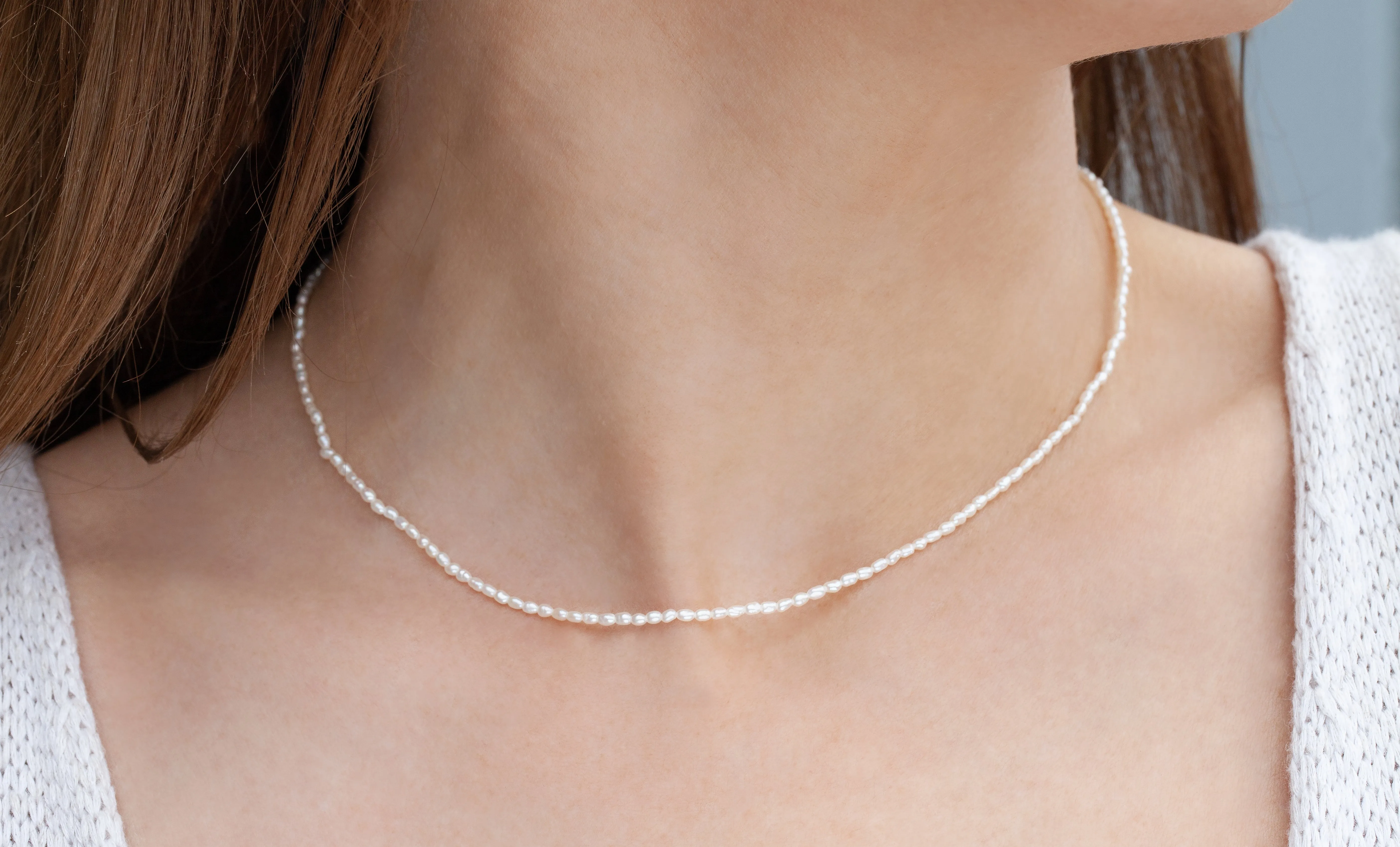 Freshwater Seed Pearl Necklace