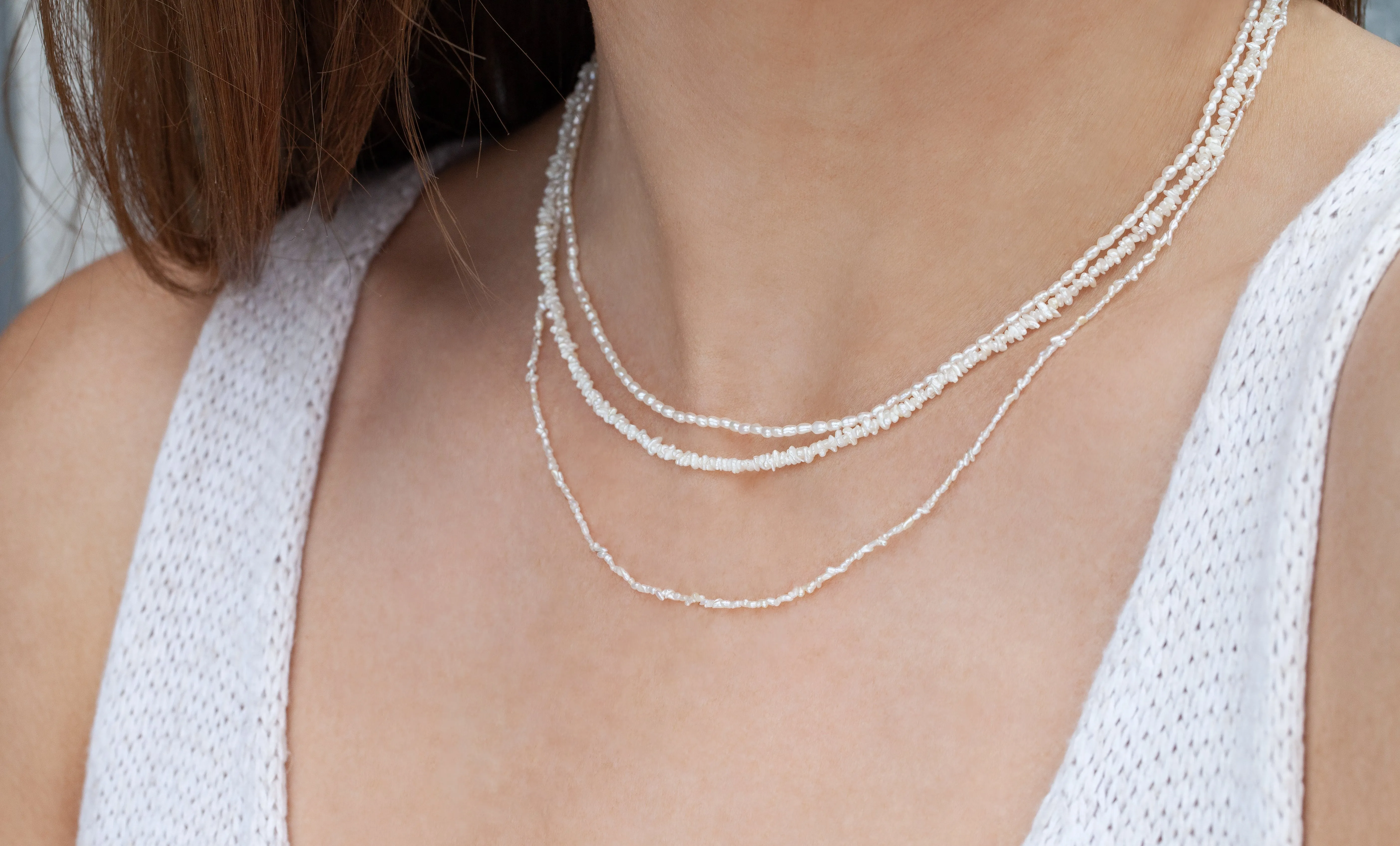 Freshwater Seed Pearl Necklace